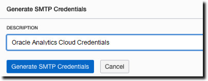 Generarea acreditărilor SMTP