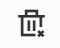 “删除”图标