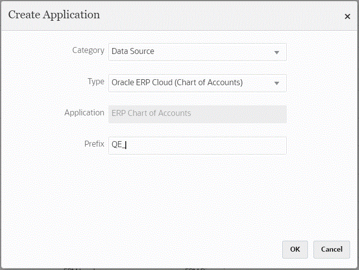 图中显示了“创建应用程序”页。