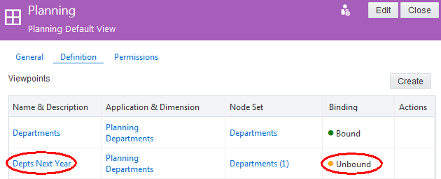 檢查顯示新視點的檢視