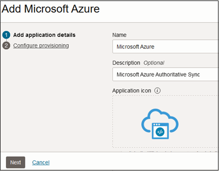 新增 Microsoft Entra ID 應用程式詳細資料的畫面 新增 Microsoft Entra ID 應用程式詳細資料的畫面