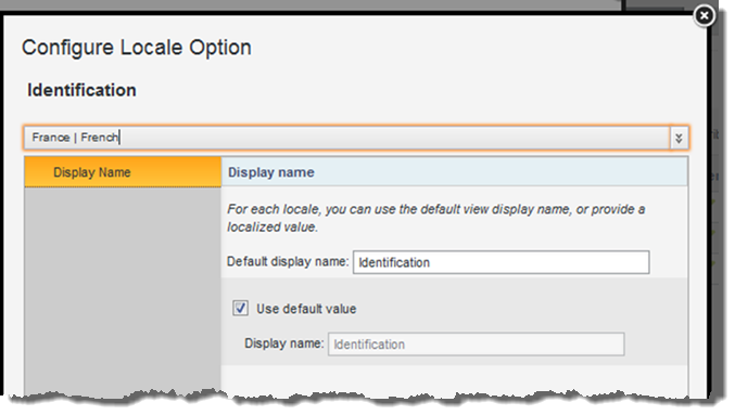 Dialog for localizing a group display name on the Attribute Groups page