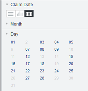 Recurring value option for a date/time refinement