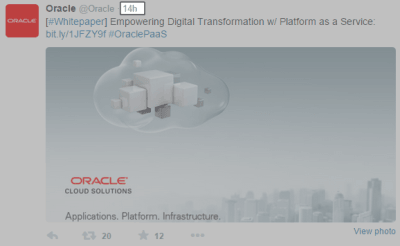 An image of a Tweet with the time/date display highlighted by a white box.