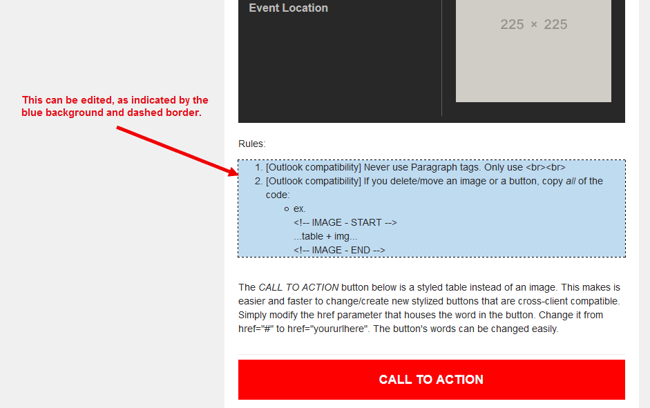 An image of the preview pane, which can be edited.