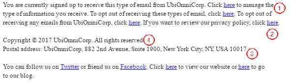 Email Header And Footer Examples