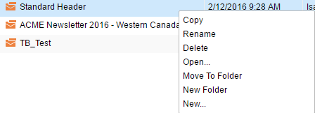 An image of the right click menu.