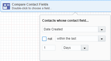 An image of the completed segment filter dialog