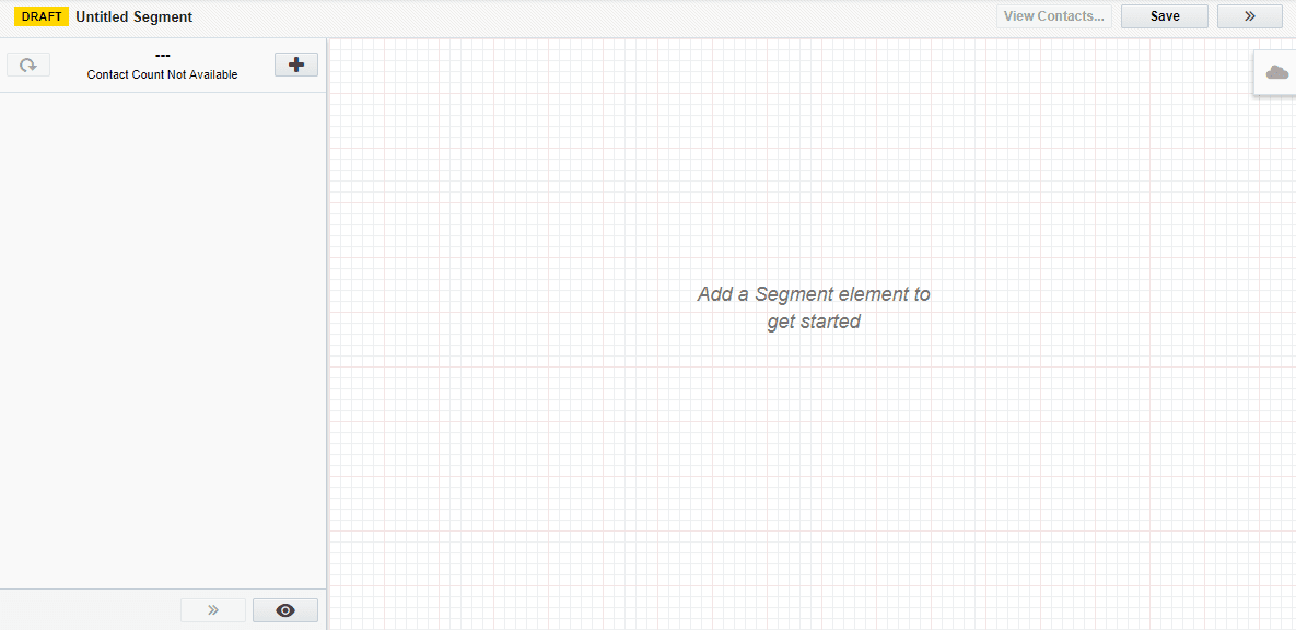 An image of the Segment editor.