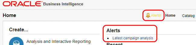 An image showing the agent alerts as they appear on the Insight home page and menu bar