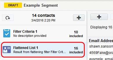 An image of the Flattened filter converted into a list.