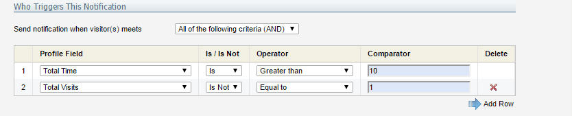 An image of a sample AND criteria.