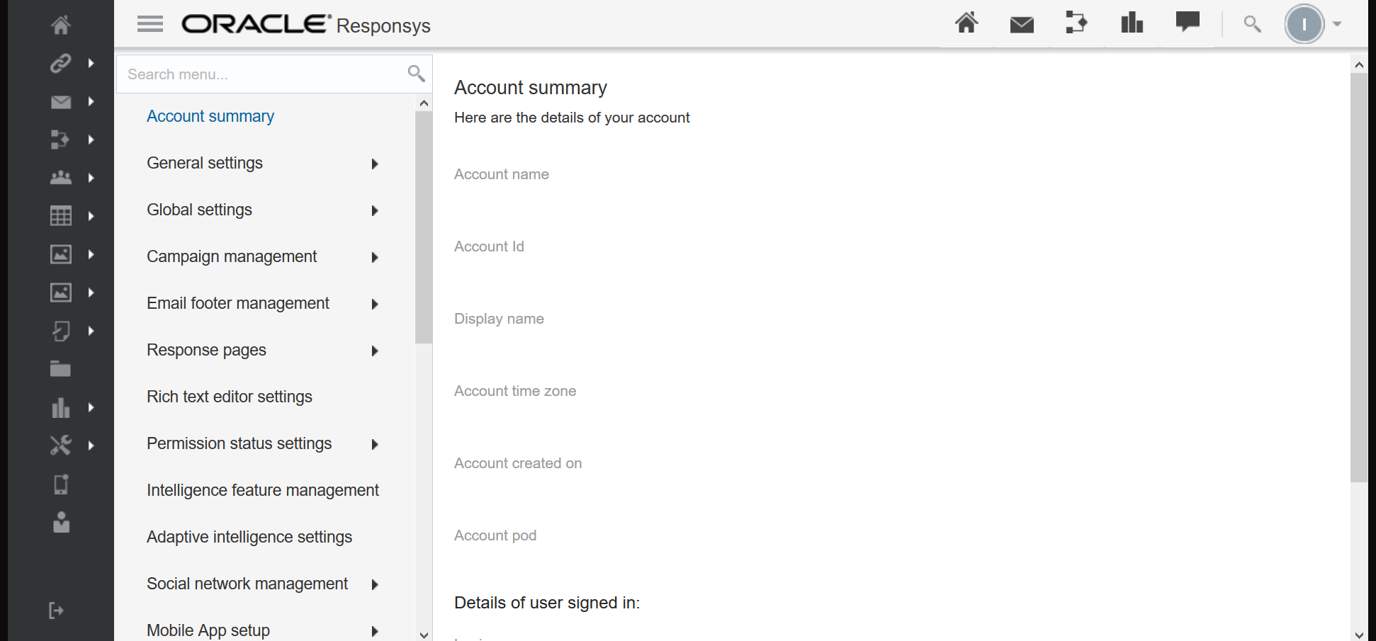Creating API users in Responsys