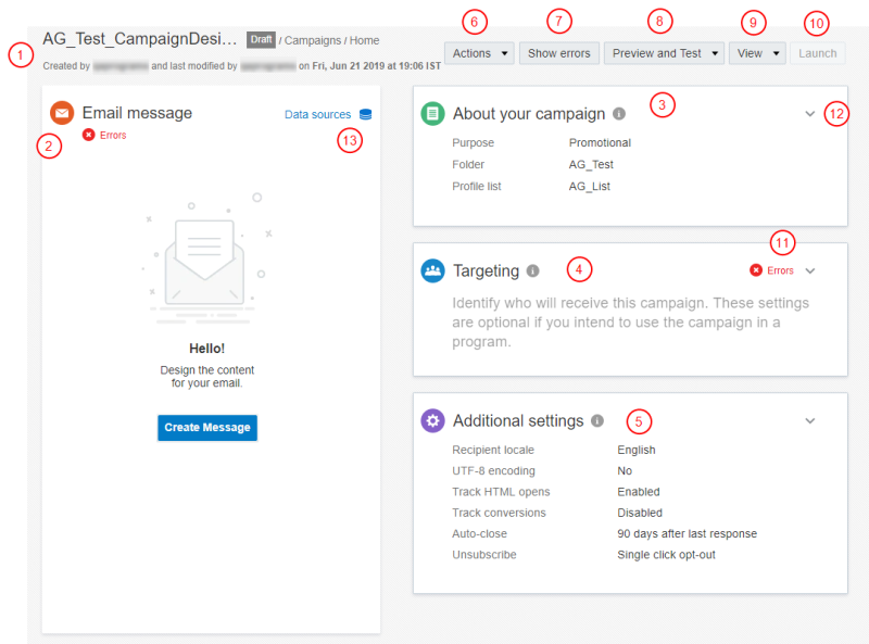 Immagine di Progettazione campagna e-mail