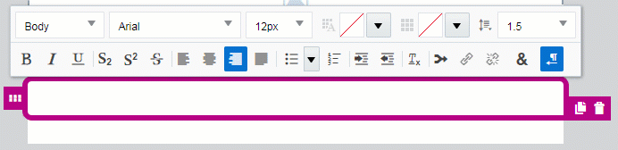 示範使用「從右至左」按鈕來從右至左輸入的 GIF