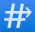 Follow hashtag icon