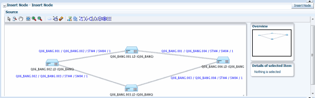 Depicts the Insert Node panel with a network displayed.
