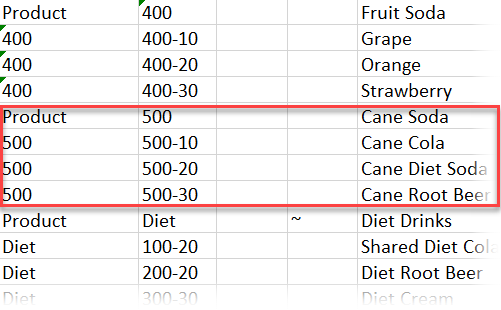 Добавлено изображение сетки Smart View с группой продуктов Cream Soda (500).