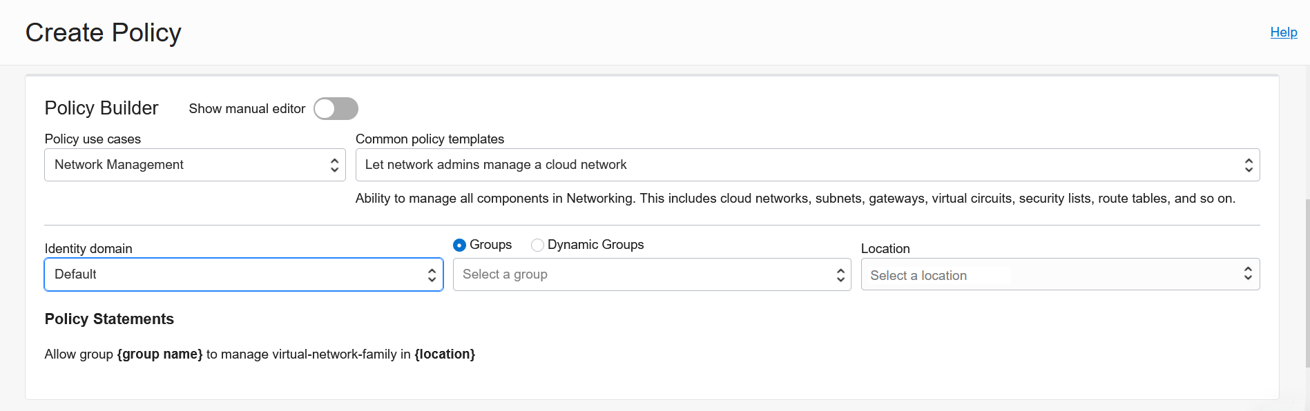 PolicyAnweisungen mit Policy Builder erstellen