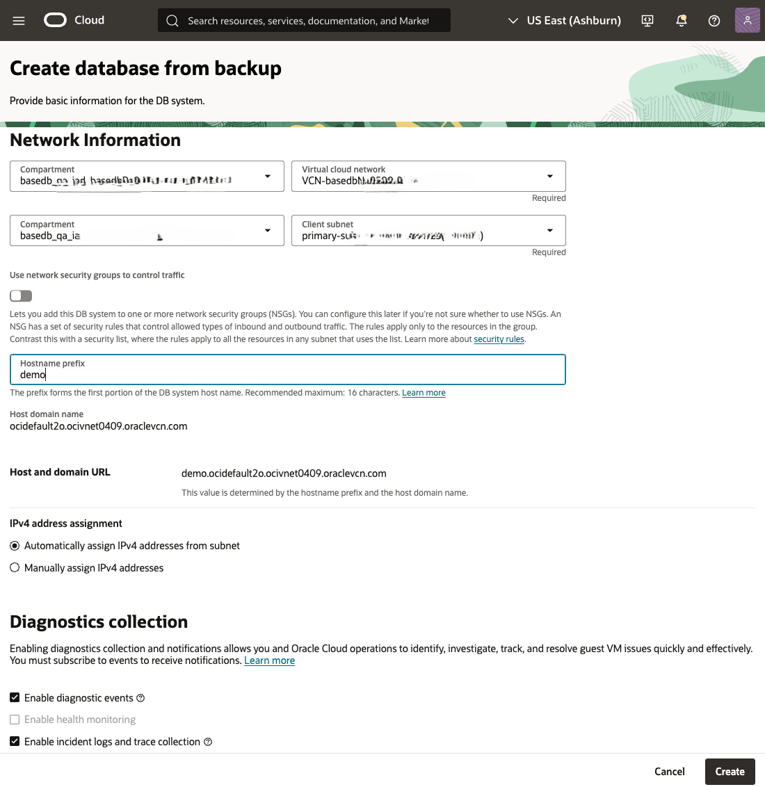 In diesem Screenshot wird gezeigt, wie Sie eine Datenbank aus einem automatischen oder manuellen Backup wiederherstellen.
