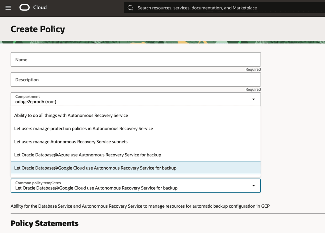 Screenshot der Backup- und Restore-Voraussetzungen Screenshot der Backup- und Restore-Voraussetzungen