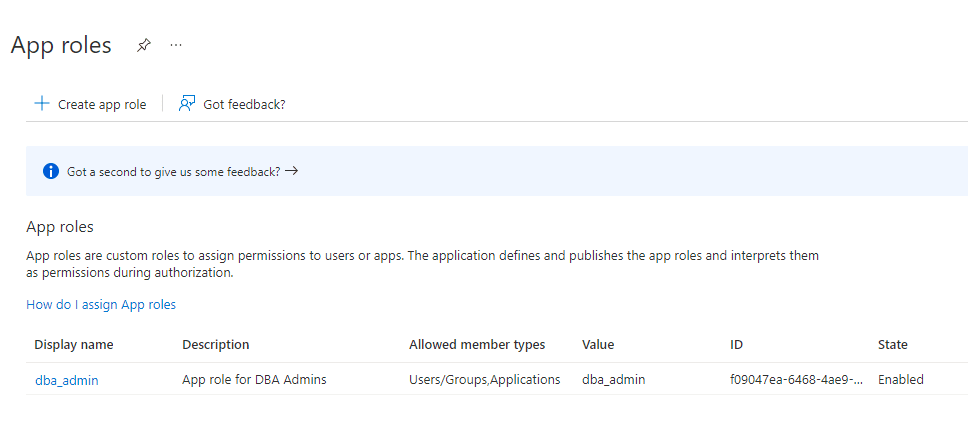 Beschreibung von azure-app-roles-creation.png folgt