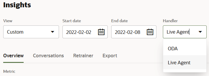 Beschreibung von live-agent-option-da-insights.png folgt Beschreibung von live-agent-option-da-insights.png folgt