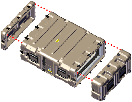 Endkapseln aus dem Fall entfernen