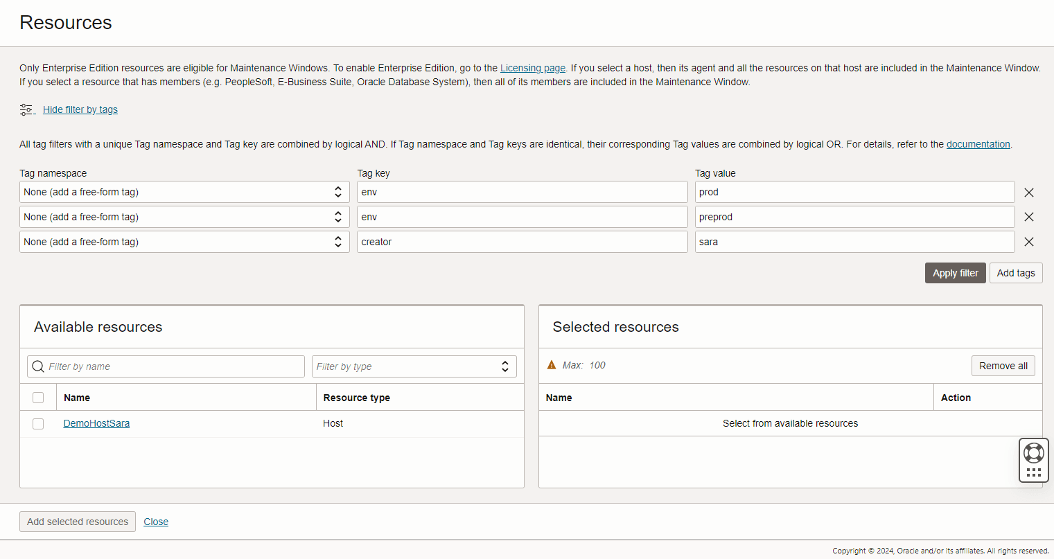 Tags mit logischem OR und AND füllen