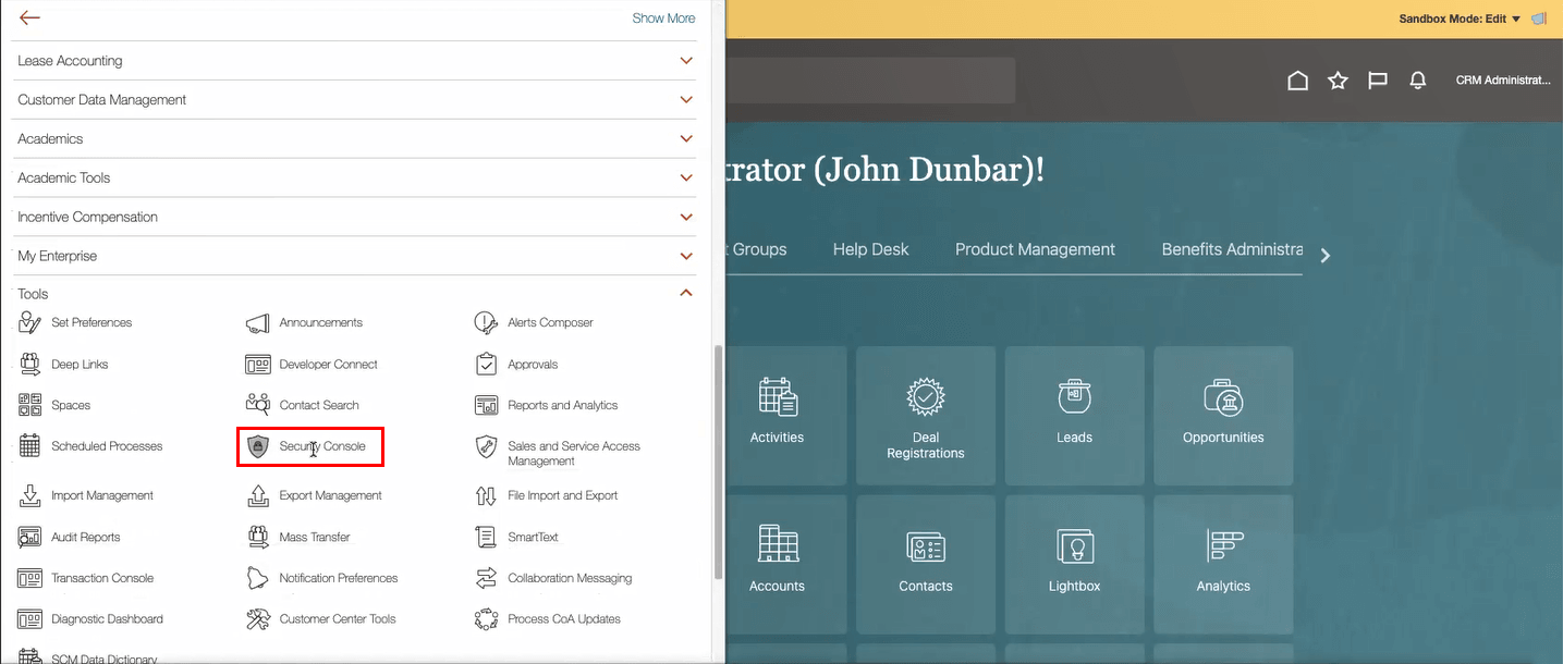 Beschreibung von fa-tools-security-console.png folgt