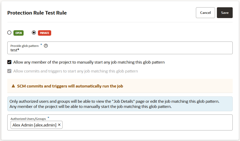 Beschreibung von job-protection-page-both-check-boxes.png folgt