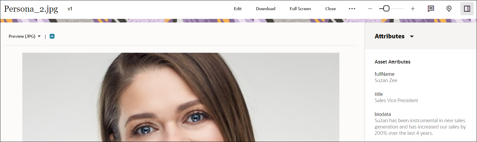 Diese Abbildung zeigt die Personentaxonomie.
