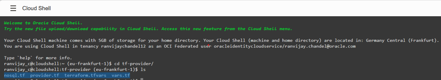 Terraform-Konfigurationsdateien in Cloud Shell erstellen Terraform-Konfigurationsdateien in Cloud Shell erstellen