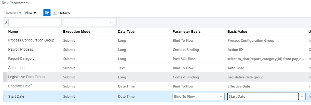 Basiswert auf Gruppe "Startdatum" setzen