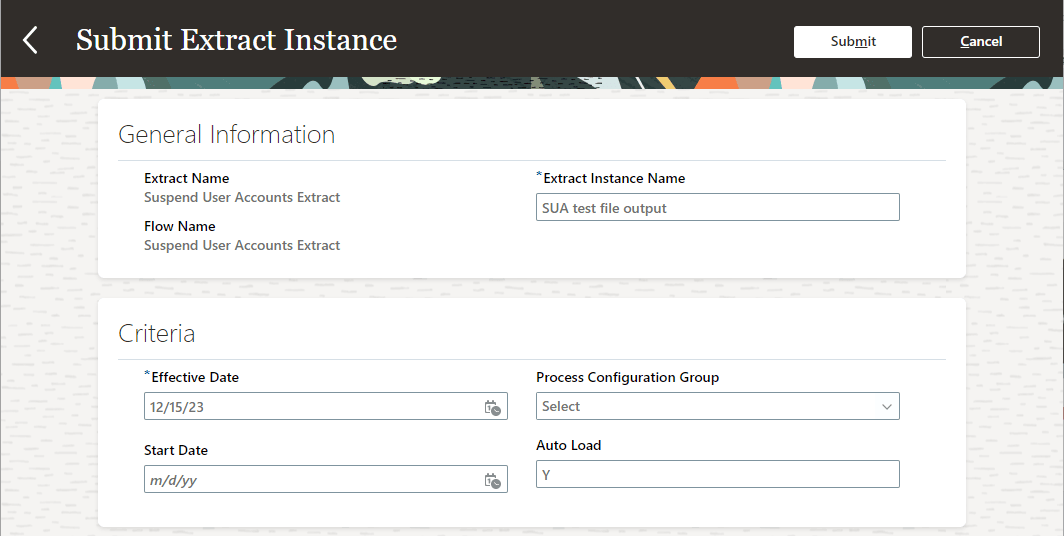 Geben Sie einen Namen und das Gültigkeitsdatum an.