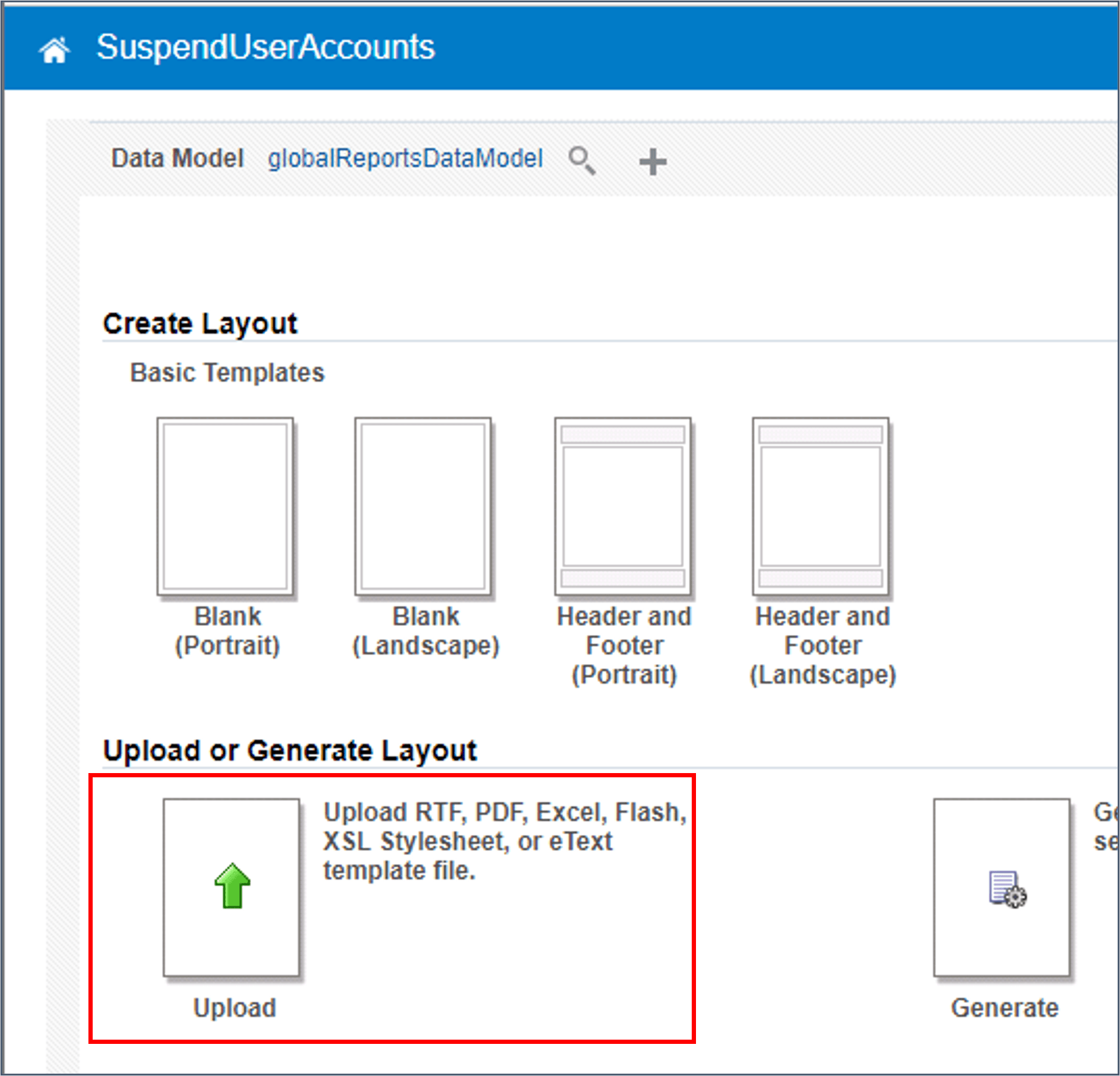 Klicken Sie auf Hochladen