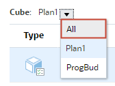 Cube-Dropdown-Liste