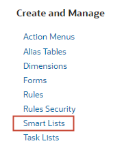 Gehe zu Smart Lists