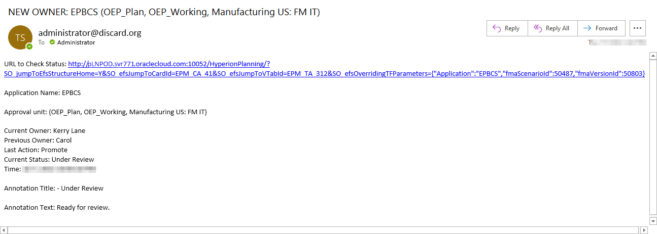 E-Mail-Benachrichtigung