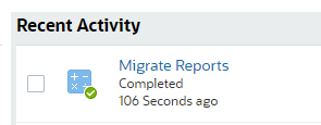 Job "Berichte migrieren"