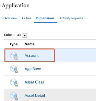 Account-Dimension