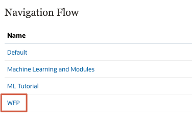 WFP-Navigationsfluss