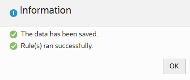Informationsmeldung