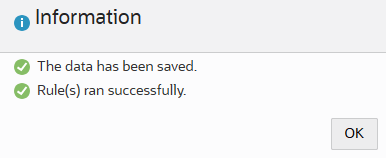 Informationsmeldung