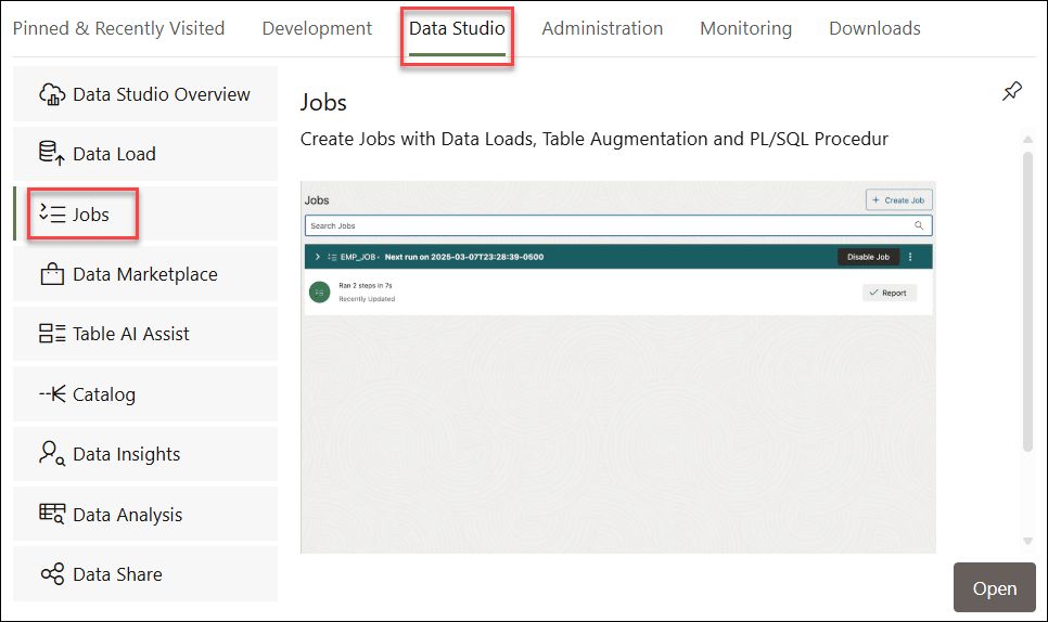 Beschreibung von launchpad-jobs.png folgt