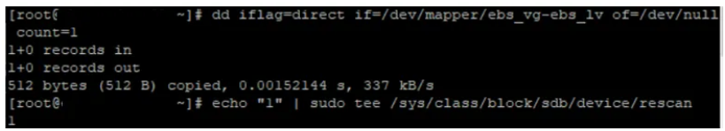 Block-Volume erweitern