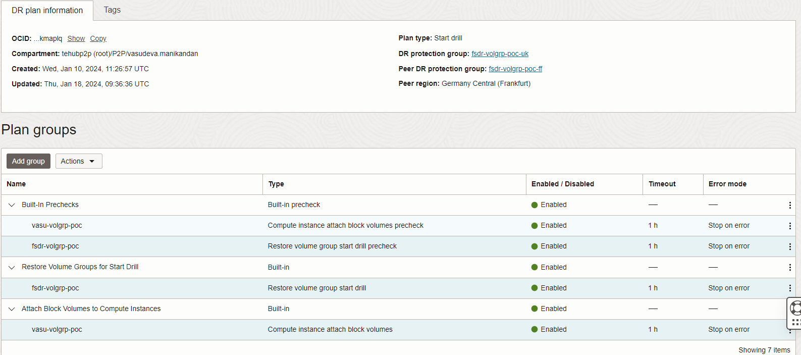 Eingebauter Standardplan