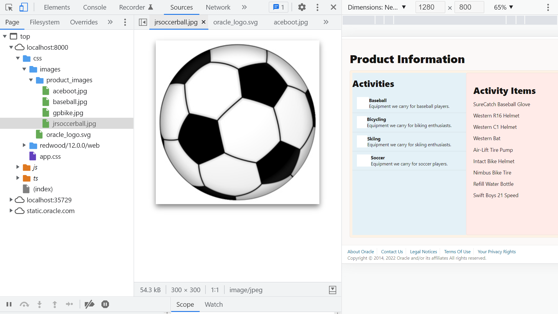 Im Bereich "Quellen" die Bildeigenschaften anzeigen