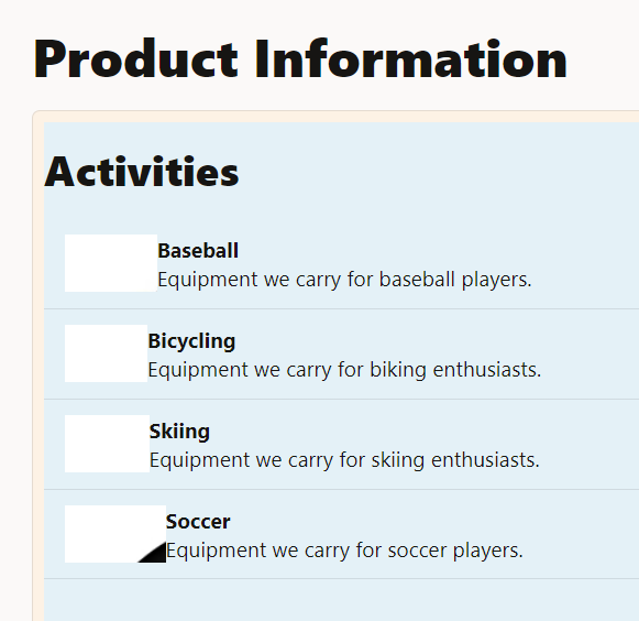 Die Thumbnail-Bilder werden nur teilweise angezeigt.