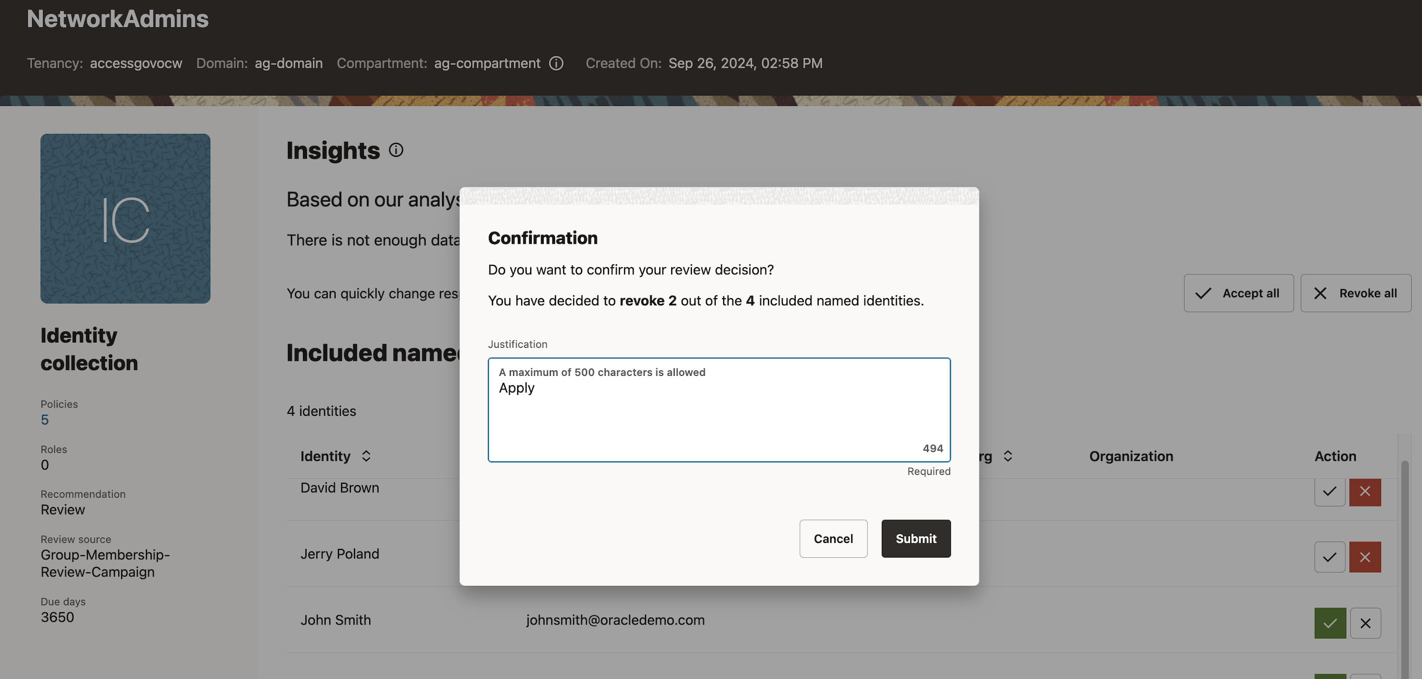 Access Governance-Homepage